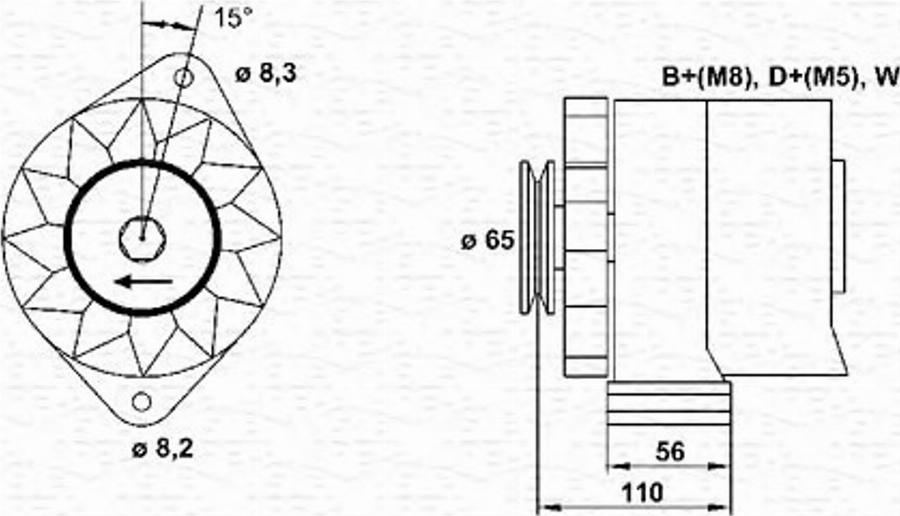 Magneti Marelli 943356682010 - Ģenerators adetalas.lv