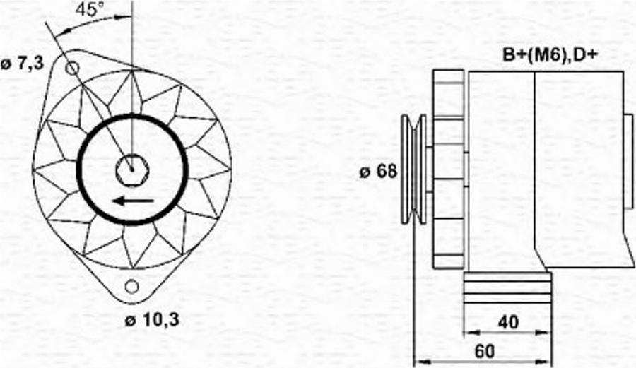 Magneti Marelli 943356150010 - Ģenerators adetalas.lv