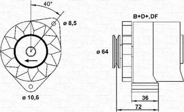 Magneti Marelli 943356134010 - Ģenerators adetalas.lv