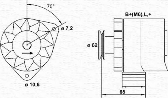 Magneti Marelli 943356133010 - Ģenerators adetalas.lv