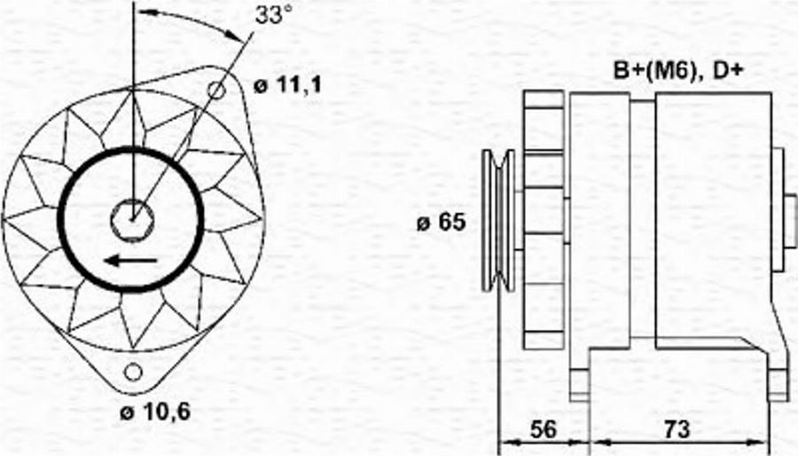 Magneti Marelli 943 35 684 801 0 - Ģenerators adetalas.lv