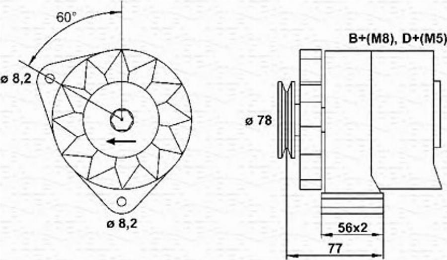 Magneti Marelli 943356803010 - Ģenerators adetalas.lv