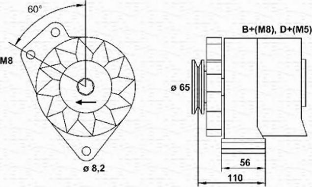 Magneti Marelli 943356818010 - Ģenerators adetalas.lv