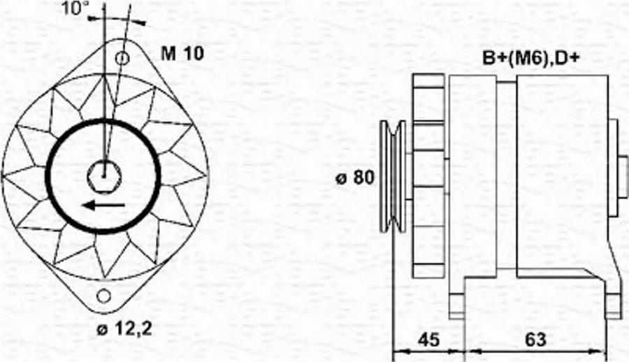 Magneti Marelli 943356380010 - Ģenerators adetalas.lv