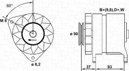 Magneti Marelli 943356245010 - Ģenerators adetalas.lv