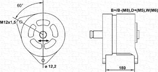 Magneti Marelli 943356267010 - Ģenerators adetalas.lv