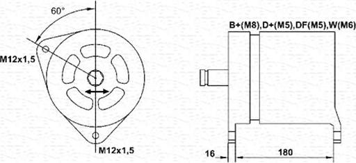 Magneti Marelli 943356229010 - Ģenerators adetalas.lv