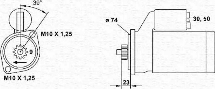 Magneti Marelli 943241092010 - Starteris adetalas.lv