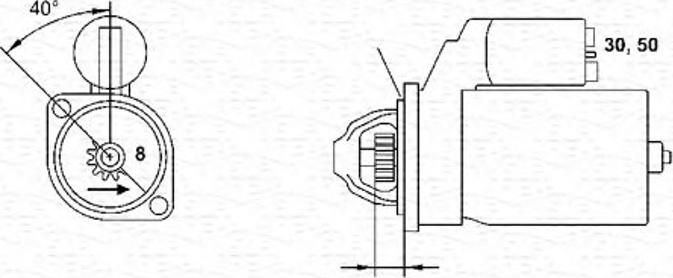 Magneti Marelli 943241143010 - Starteris adetalas.lv