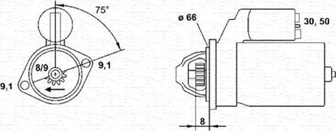 Magneti Marelli 943251917010 - Starteris adetalas.lv