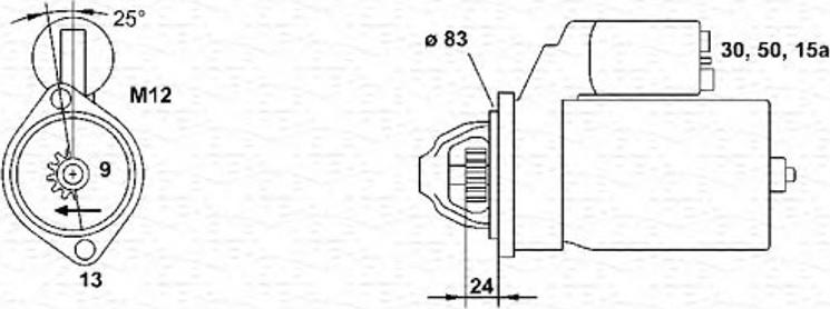 Magneti Marelli 943251486010 - Starteris adetalas.lv