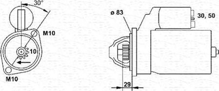 Magneti Marelli 943251664010 - Starteris adetalas.lv