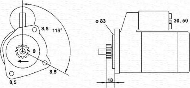 Magneti Marelli 943251619010 - Starteris adetalas.lv