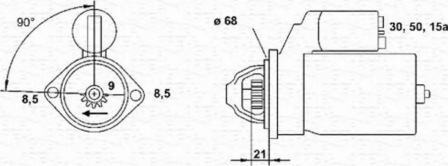 Magneti Marelli 943251613010 - Starteris adetalas.lv