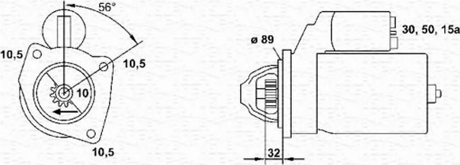 Magneti Marelli 943251015010 - Starteris adetalas.lv