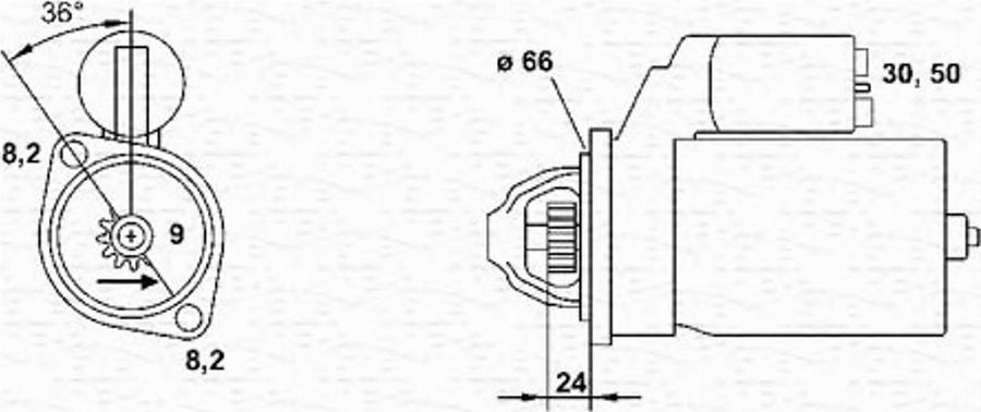 Magneti Marelli 943251072010 - Starteris adetalas.lv