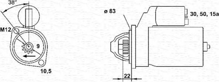 Magneti Marelli 943251139010 - Starteris adetalas.lv