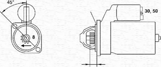 Magneti Marelli 943251896010 - Starteris adetalas.lv