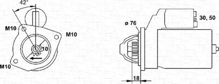 Magneti Marelli 943251335010 - Starteris adetalas.lv