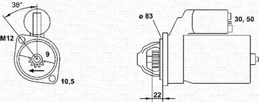 Magneti Marelli 943251325010 - Starteris adetalas.lv