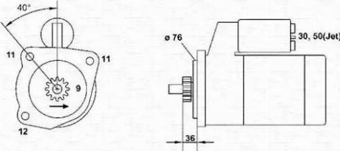 Magneti Marelli 943251326010 - Starteris adetalas.lv