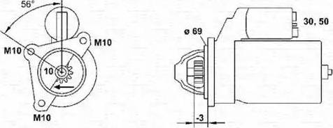 Magneti Marelli 943253101010 - Starteris adetalas.lv