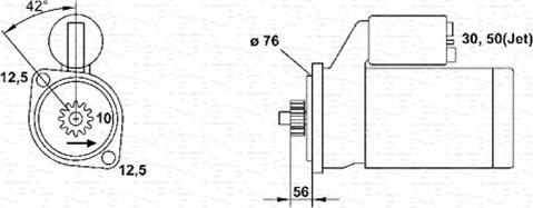 Magneti Marelli 943253108010 - Starteris adetalas.lv