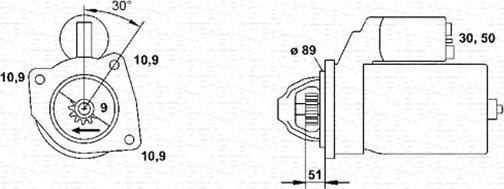 Magneti Marelli 943252244010 - Starteris adetalas.lv