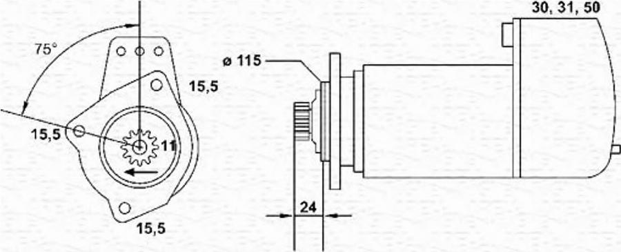 Magneti Marelli 943252221010 - Starteris adetalas.lv