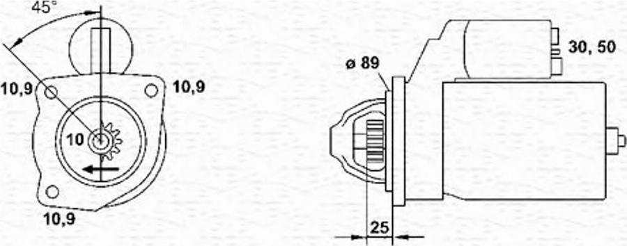 Magneti Marelli 943252274010 - Starteris adetalas.lv