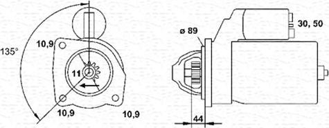 Magneti Marelli 943252278010 - Starteris adetalas.lv