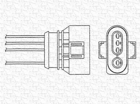 Magneti Marelli 460002139010 - Lambda zonde adetalas.lv