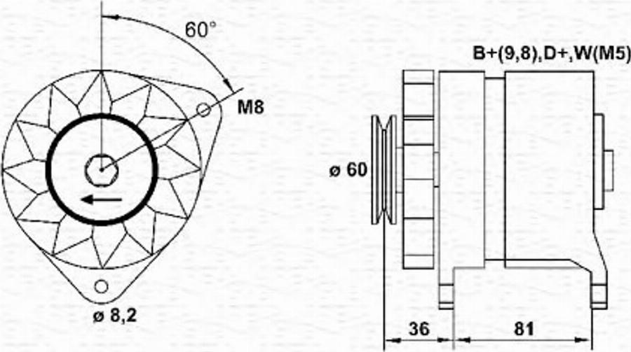 Magneti Marelli 054022581010 - Ģenerators adetalas.lv