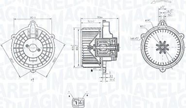 Magneti Marelli 069412352010 - Salona ventilators adetalas.lv