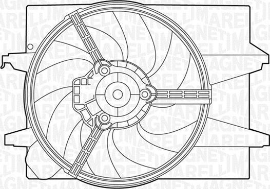 Magneti Marelli 069422395010 - Ventilators, Motora dzesēšanas sistēma adetalas.lv