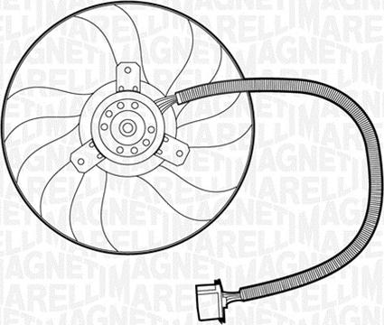 Magneti Marelli 069422266010 - Ventilators, Motora dzesēšanas sistēma adetalas.lv