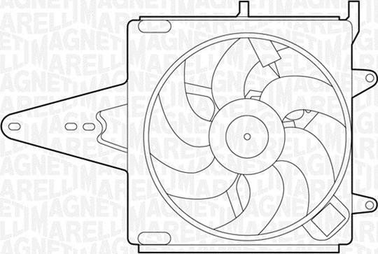 Magneti Marelli 069422203010 - Ventilators, Motora dzesēšanas sistēma adetalas.lv