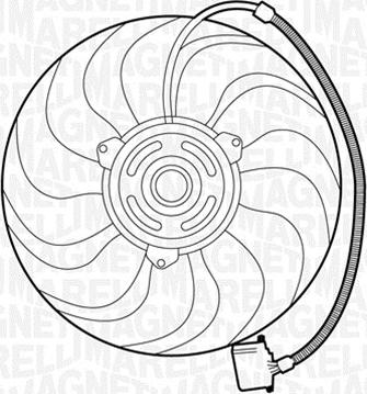 Magneti Marelli 069422270010 - Ventilators, Motora dzesēšanas sistēma adetalas.lv