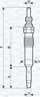 Magneti Marelli 060900680606 - Kvēlsvece adetalas.lv