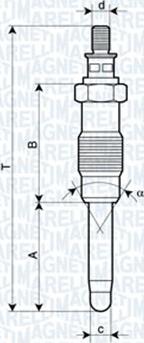 Magneti Marelli 061830166304 - Kvēlsvece adetalas.lv