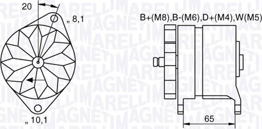 Magneti Marelli 063534681400 - Ģenerators adetalas.lv