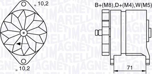 Magneti Marelli 063534681240 - Ģenerators adetalas.lv