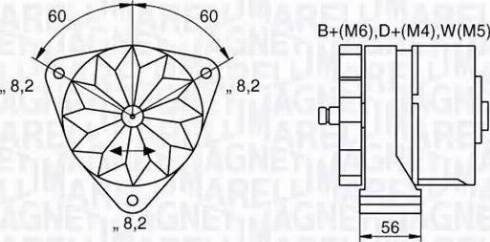 Magneti Marelli 063534897070 - Ģenerators adetalas.lv