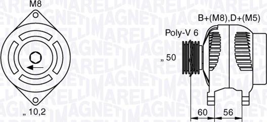 Magneti Marelli 063533479010 - Ģenerators adetalas.lv