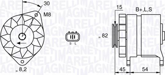 Magneti Marelli 063532605010 - Ģenerators adetalas.lv