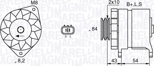 Magneti Marelli 063532625010 - Ģenerators adetalas.lv