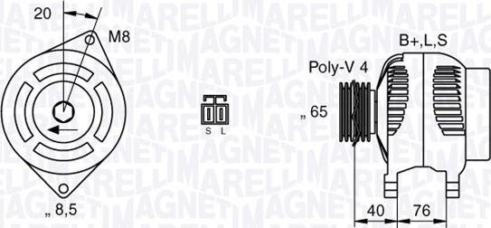 Magneti Marelli 063532623010 - Ģenerators adetalas.lv