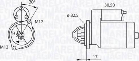 Magneti Marelli 063521070730 - Starteris adetalas.lv