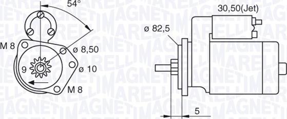 Magneti Marelli 063521120440 - Starteris adetalas.lv