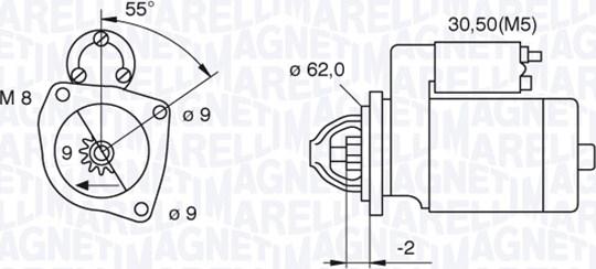 Magneti Marelli 063720390010 - Starteris adetalas.lv